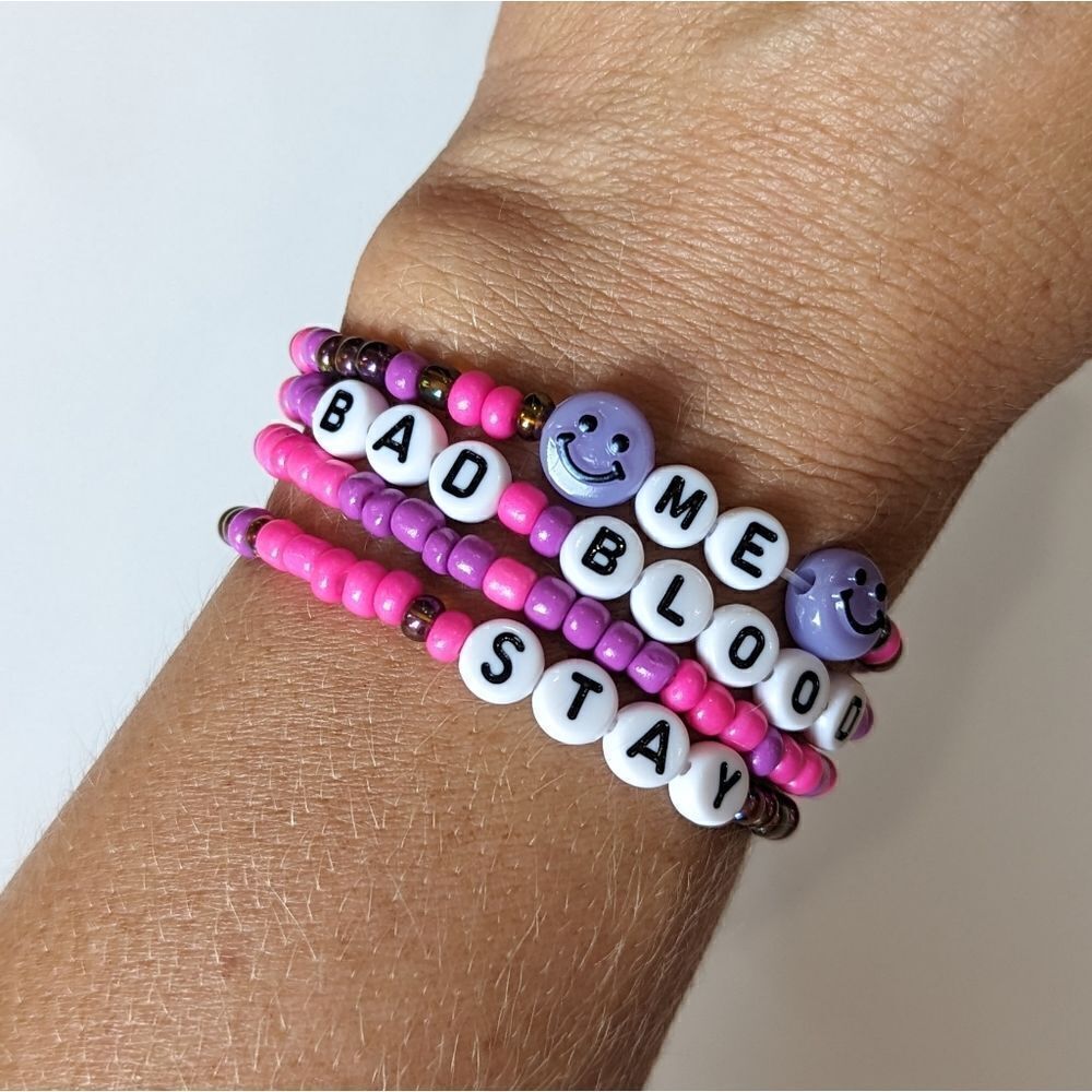 4 Taylor Swift Handmade Bracelets Bad Blood Combo